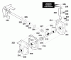 Murray 633124x89B - Yard King Performance 33" Dual Stage Snow Thrower (2000) Ersatzteile Gear Case Assembly