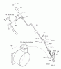 Murray 726E (LP1695444) (1695444) - John Deere 26" Dual Stage Snow Thrower (2008) Ersatzteile Chute Rod