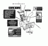 Murray 726E (LP1695444) (1695444) - John Deere 26" Dual Stage Snow Thrower (2008) Ersatzteile Decals