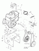 Murray 726E (LP1695444) (1695444) - John Deere 26" Dual Stage Snow Thrower (2008) Ersatzteile Engine