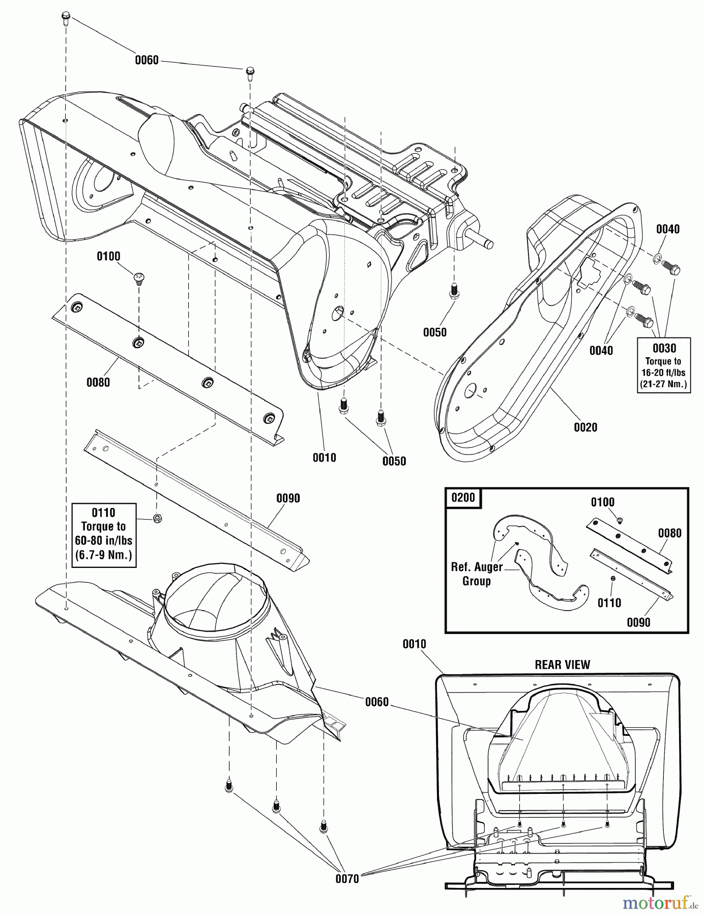 Murray Schneefräsen 822S (1696161-00) - Briggs & Stratton 22
