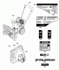 Murray 824ES (1696267-00) - 24" Dual Stage Snowthrower, 8.0HP (2012) Ersatzteile Decals Group (2990847)