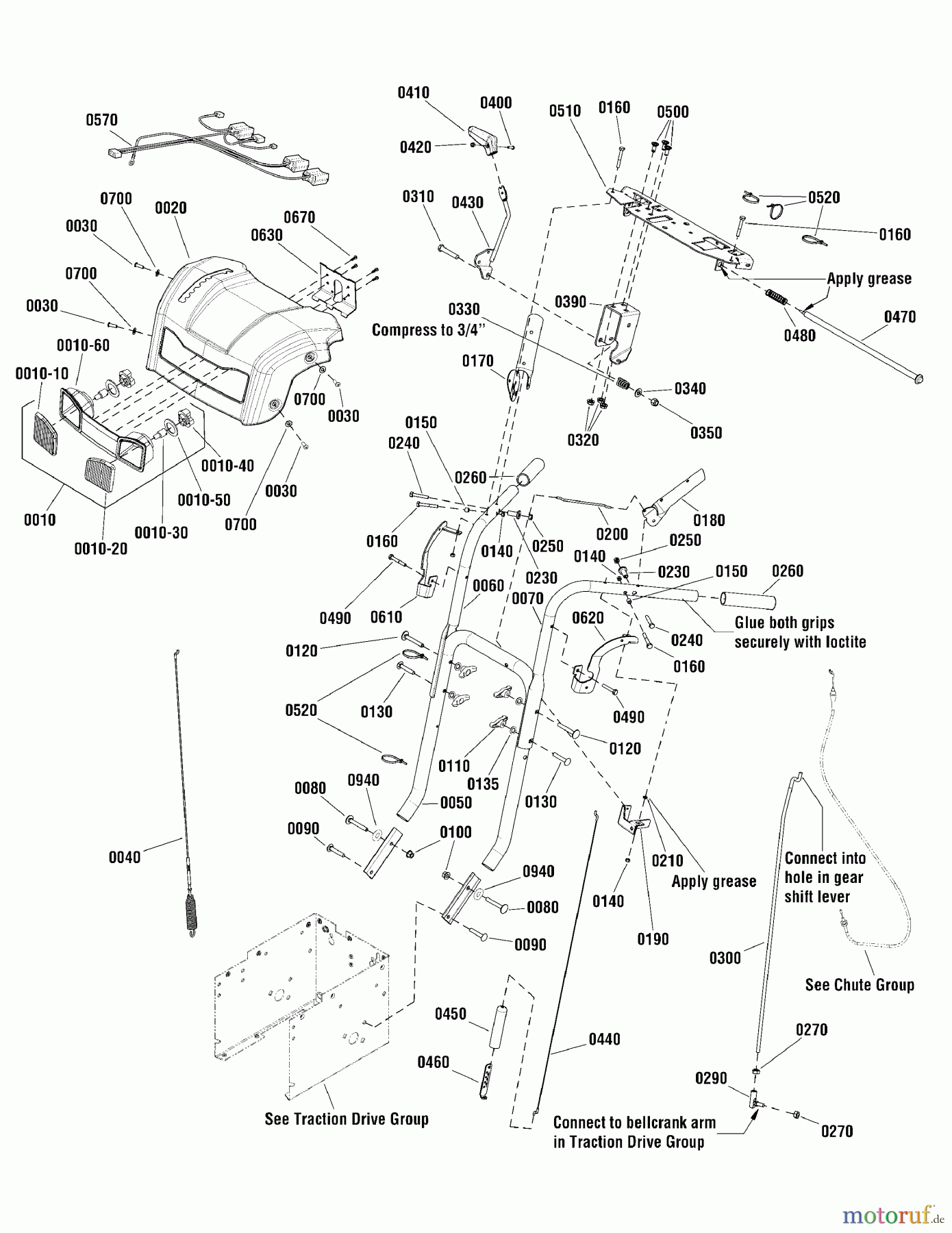 Murray Schneefräsen BL924R (1696253-00) - Briggs & Stratton 24