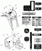 Murray 827E (LP25937) (1695807) - John Deere 27" Dual Stage Snow Thrower (2010) Ersatzteile Decal Group (2988927_2989629)