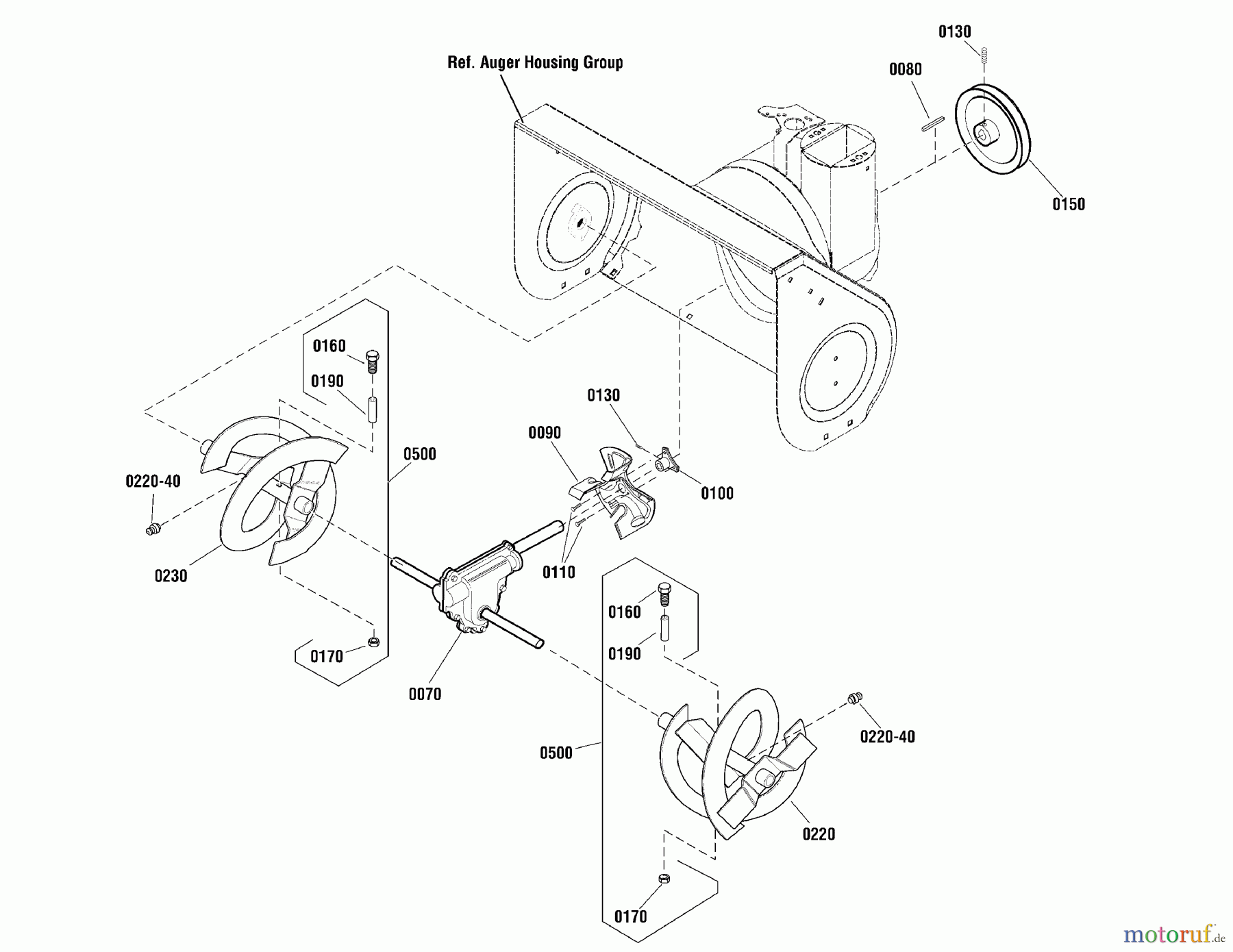  Murray Schneefräsen BM924E (1696254-00) - Briggs & Stratton 24
