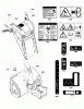 Murray BM924E (1696254-00) - Briggs & Stratton 24" Dual Stage Snowthrower, 9HP (CE) (2012) Ersatzteile Decals Group (2990626_2990673)