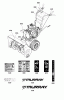 Murray 927ES (1696028) - 27" Dual Stage Snowthrower (2011) Ersatzteile Decals Group (2989757)