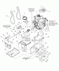 Murray 928E (LP1695441) (1695441) - John Deere 28" Dual Stage Snow Thrower (2008) Ersatzteile Engine and Frame Group - Steerable (2987787)