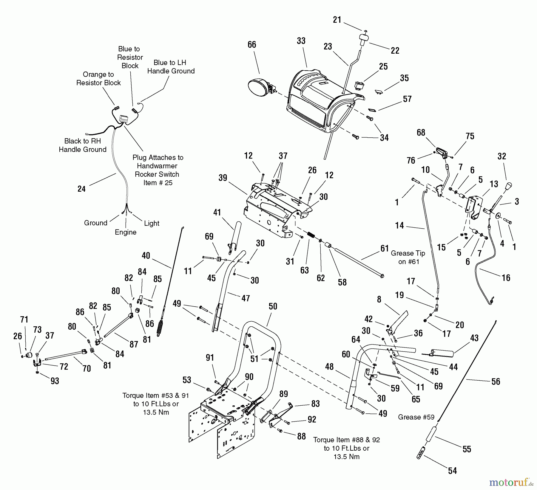 Murray Schneefräsen 928E (LP1695441) (1695441) - John Deere 28