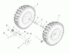 Murray 928E (LP1695441) (1695441) - John Deere 28" Dual Stage Snow Thrower (2008) Ersatzteile Wheels and Tires Group (2987953)