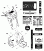 Murray 928E (LP18977) (1695622) - John Deere 28" Dual Stage Snow Thrower (2009) Ersatzteile Decal Group (2988547)