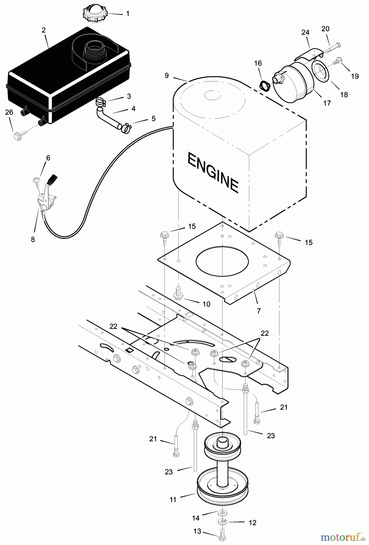 Murray Rasen- und Gartentraktoren 40508x92H - B&S/Murray 40