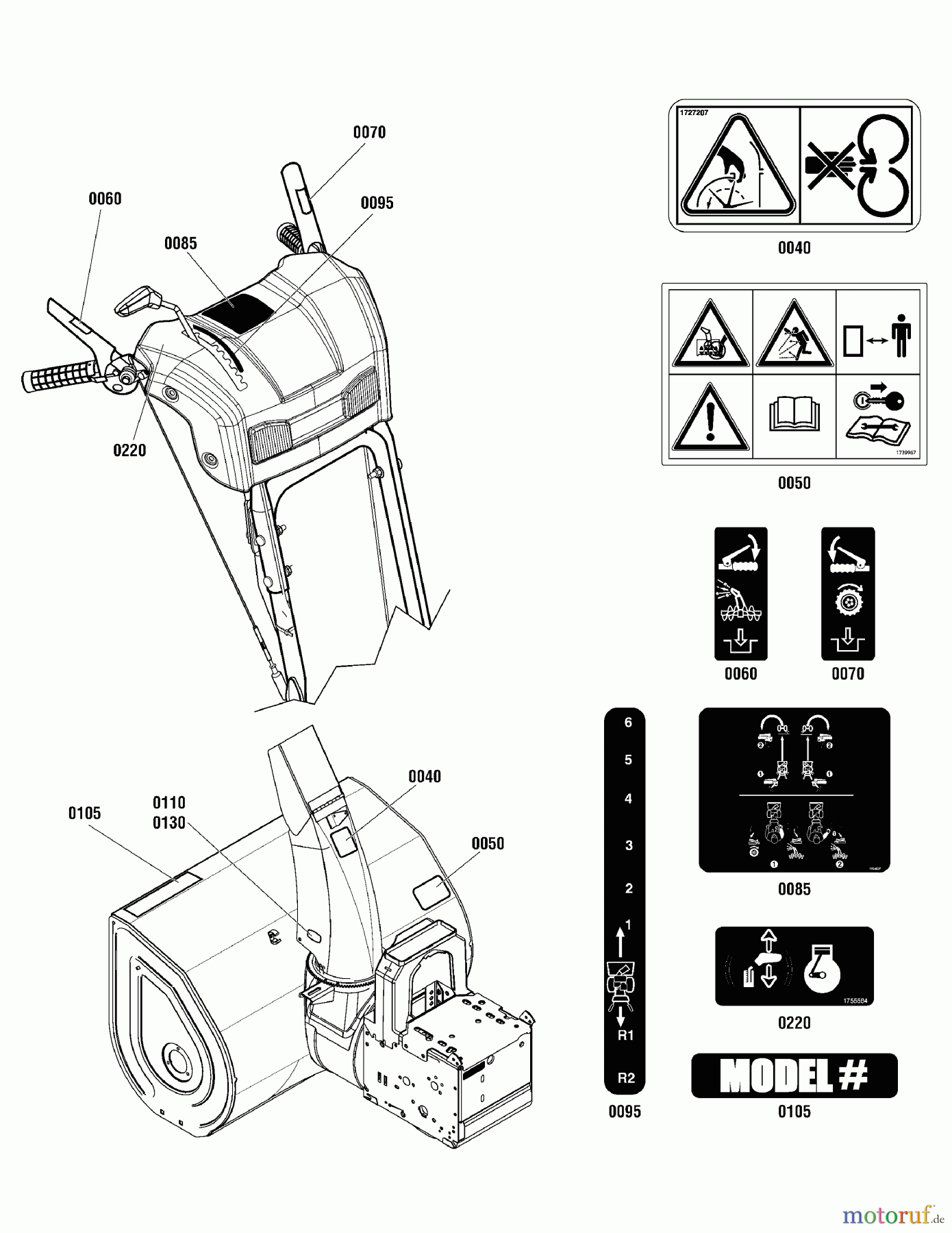 Murray Schneefräsen BH1730SE (1696256-00) - Briggs & Stratton 30
