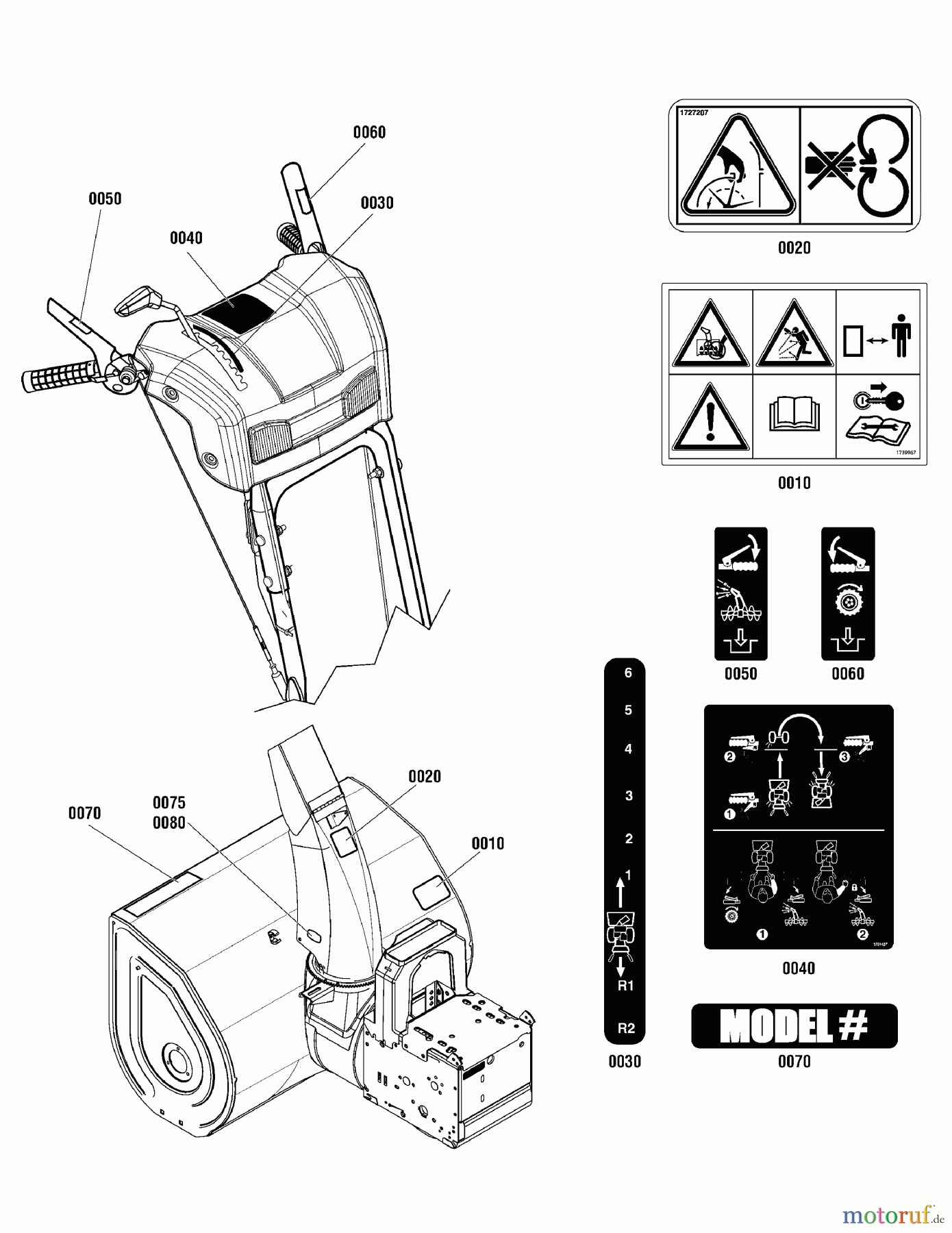Murray Schneefräsen BP2132SE (1696257-00) - Briggs & Stratton 32