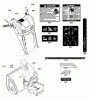 Murray BP2138S (1696160-00) - Briggs & Stratton 38" Dual Stage Snowthrower, 21HP (2012) Ersatzteile Decals Group (2990706)