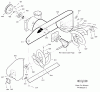Murray C950-52009-1 - Craftsman 24" Dual Stage Snow Thrower (2004) (Sears) Ersatzteile Auger Housing