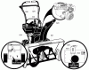 Murray C950-52009-1 - Craftsman 24" Dual Stage Snow Thrower (2004) (Sears) Ersatzteile Decals