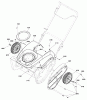 Murray C950-52060-0 (1695932) - Craftsman 22" Single Stage Snow Thrower (2010) (Sears) Ersatzteile Wheel & Body Covering Group (2988899)