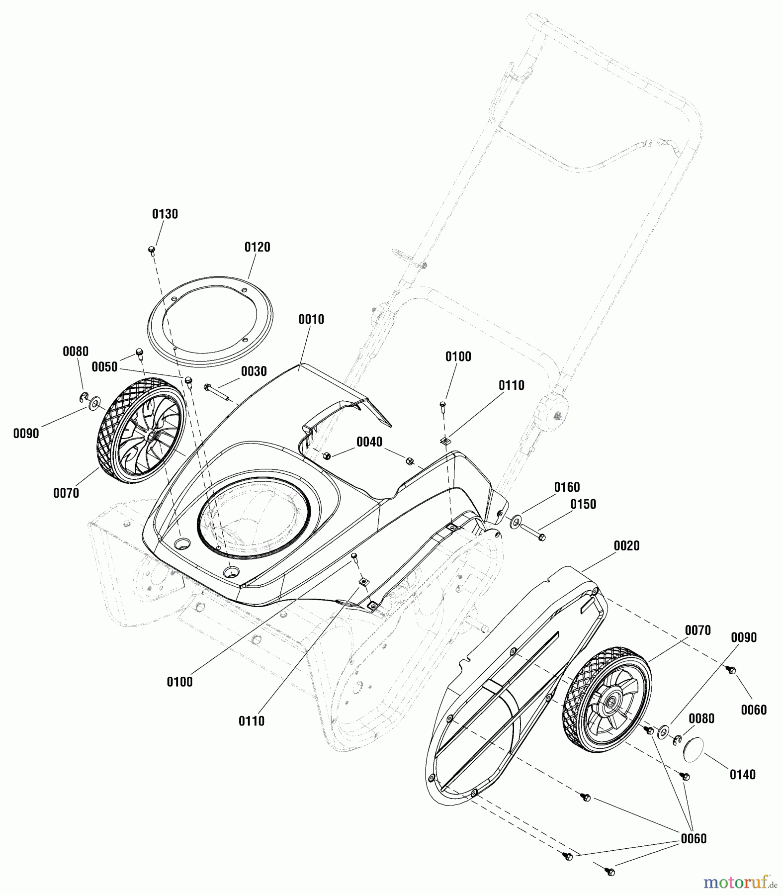 Murray Schneefräsen C950-52060-2 (1696315-00) - Craftsman 22