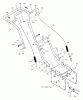 Murray C950-52121-2 - Craftsman 29" Single Stage Snow Thrower (2002) (Sears) Ersatzteile Handle Assembly