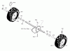 Murray C950-52121-2 - Craftsman 29" Single Stage Snow Thrower (2002) (Sears) Ersatzteile Wheels