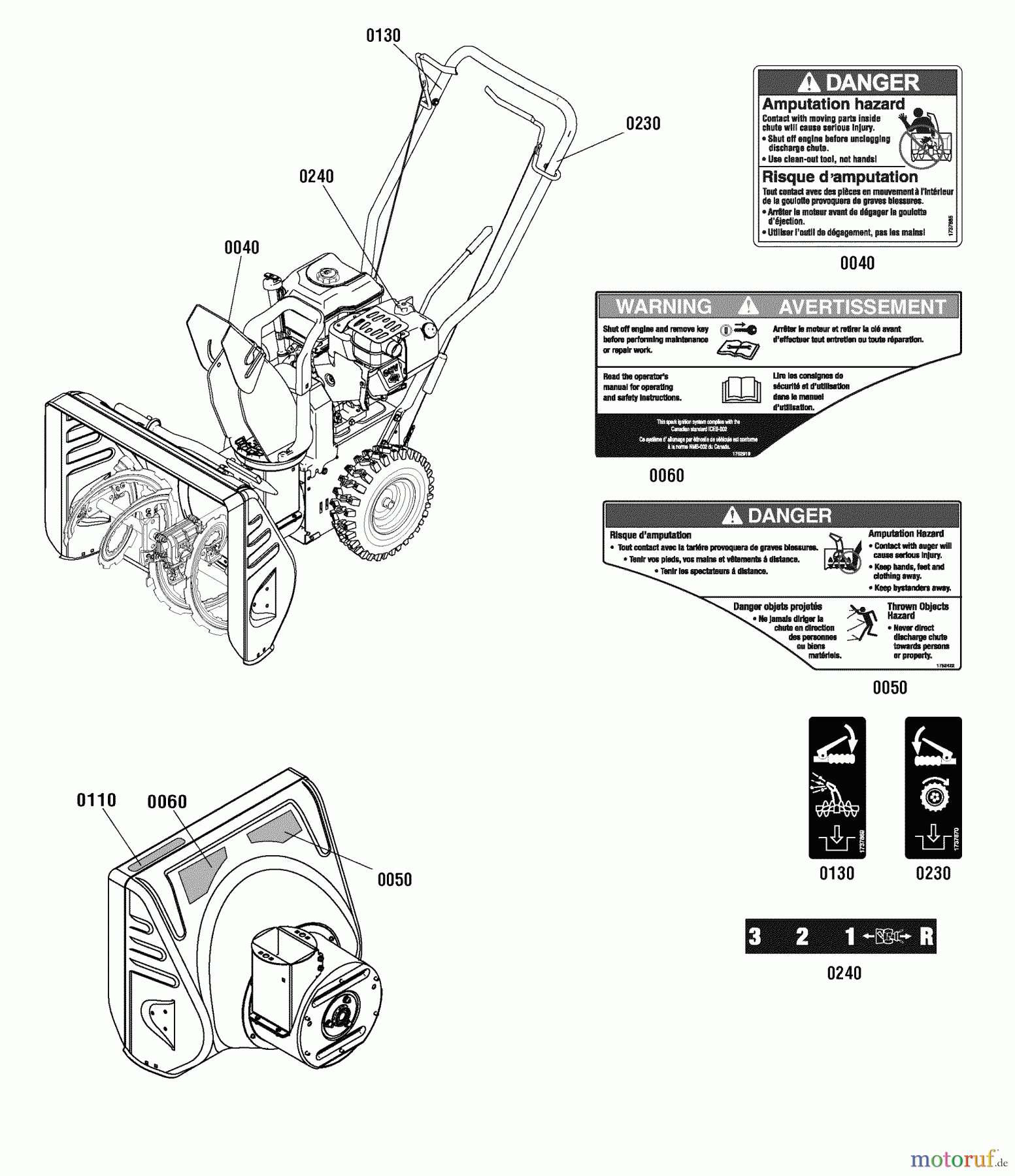 Murray Schneefräsen C950-52122-0 (1696097) - Craftsman 24