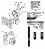 Murray C950-52123-0 (1696098) - Craftsman 24" Dual Stage Snow Thrower (2011) Ersatzteile Decals Group (2990041)