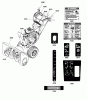 Murray C950-52125-0 (1696100) - Craftsman 27" Dual Stage Snow Thrower (2011) Ersatzteile Decals Group (2990027)