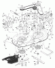 Murray 40530x92A - B&S/ 40" Lawn Tractor (1997) (Walmart) Ersatzteile Mower Housing