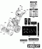 Murray C950-52132-1 (1696317-00) - Craftsman 27" Dual Stage Snow Thrower (2012) Ersatzteile Decals Group (2990019_2990838)