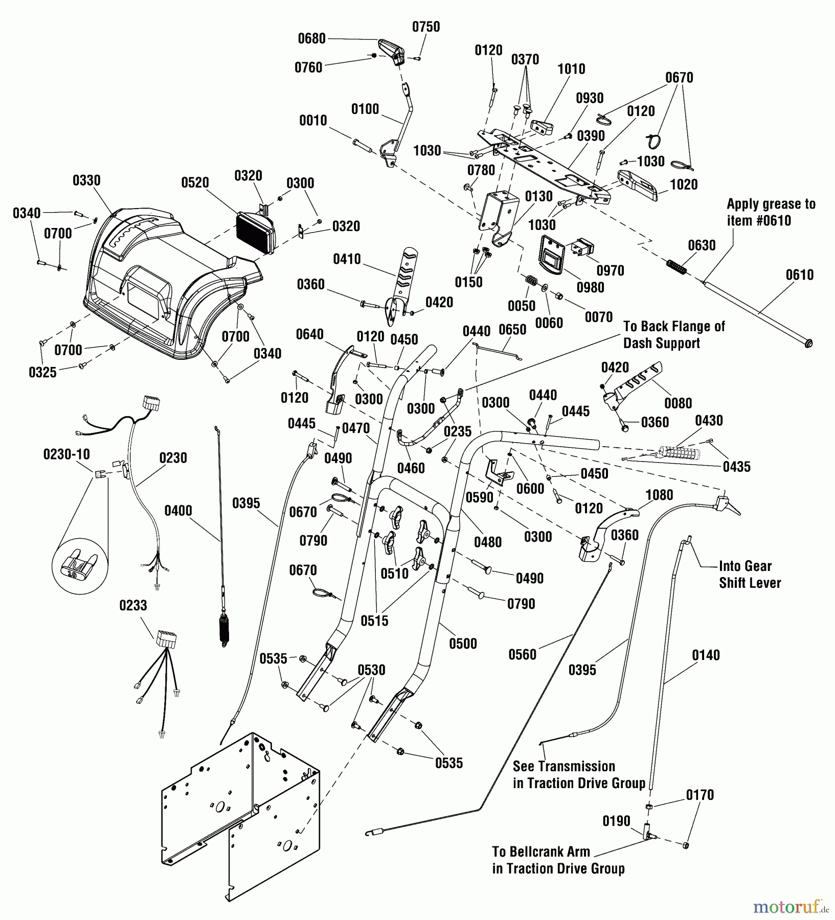  Murray Schneefräsen C950-52132-1 (1696317-00) - Craftsman 27