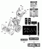 Murray C950-52133-0 (1696103) - Craftsman 30" Dual Stage Snow Thrower (2011) Ersatzteile Decals Group (2990030_2990844)