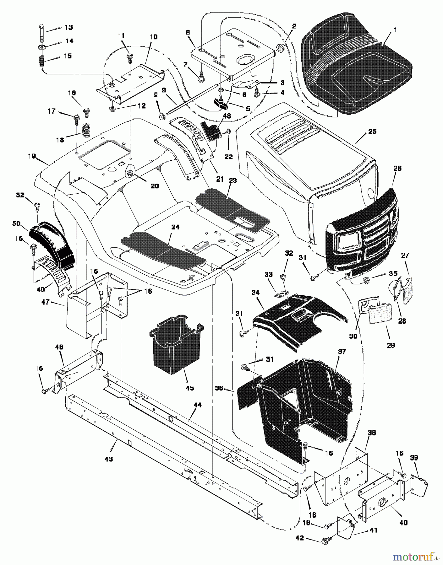 Murray Rasen- und Gartentraktoren 40530x83A - B&S/Murray 40