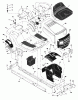 Murray 40530x83A - B&S/ 40" Lawn Tractor (1997) (Walmart) Ersatzteile Chassis & Hood