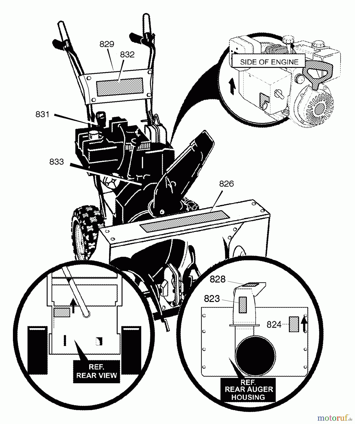  Murray Schneefräsen C950-52409-0 - Craftsman 27