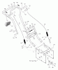 Murray C950-52419-2 - Craftsman 24" Dual Stage Snow Thrower (2005) (Sears) Ersatzteile Handle Assembly