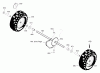 Murray C950-52419-2 - Craftsman 24" Dual Stage Snow Thrower (2005) (Sears) Ersatzteile Wheels