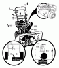 Murray C950-52421-1 - Craftsman 30" Dual Stage Snow Thrower (2005) (Sears) Ersatzteile Decals