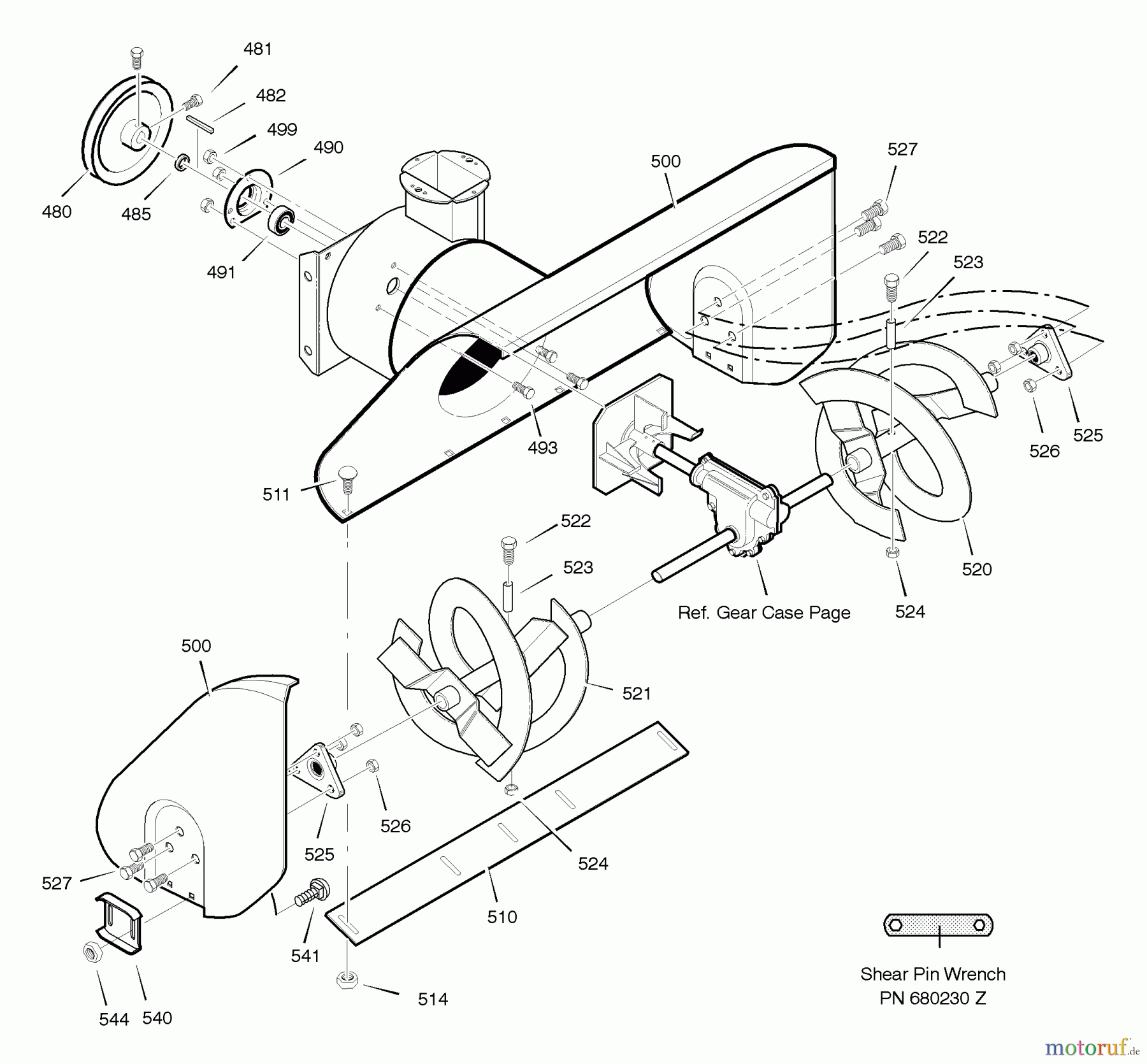 Murray Schneefräsen C950-52429-0 - Craftsman 24