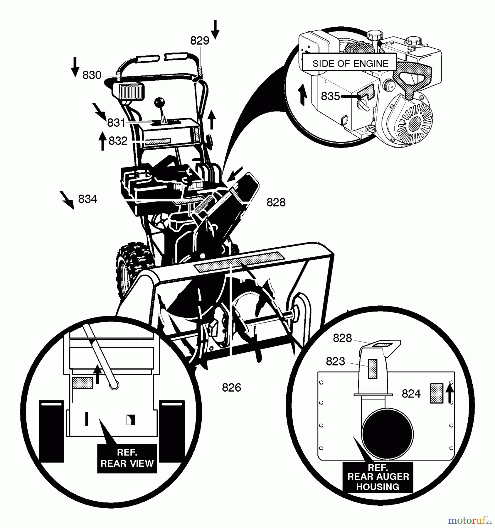  Murray Schneefräsen C950-52430-0 - Craftsman 27