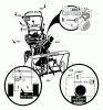 Murray C950-52430-0 - Craftsman 27" Dual Stage Snow Thrower (2004) (Sears) Ersatzteile Decals