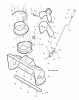 Murray C950-52435-0 - Craftsman 22" Single Stage Snow Thrower (2004) (Sears) Ersatzteile Chute System