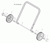 Murray C950-52435-0 - Craftsman 22" Single Stage Snow Thrower (2004) (Sears) Ersatzteile Wheel Assembly