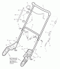 Murray C950-52435-2 - Craftsman 22" Single Stage Snow Thrower (2005) (Sears) Ersatzteile Handle Assembly
