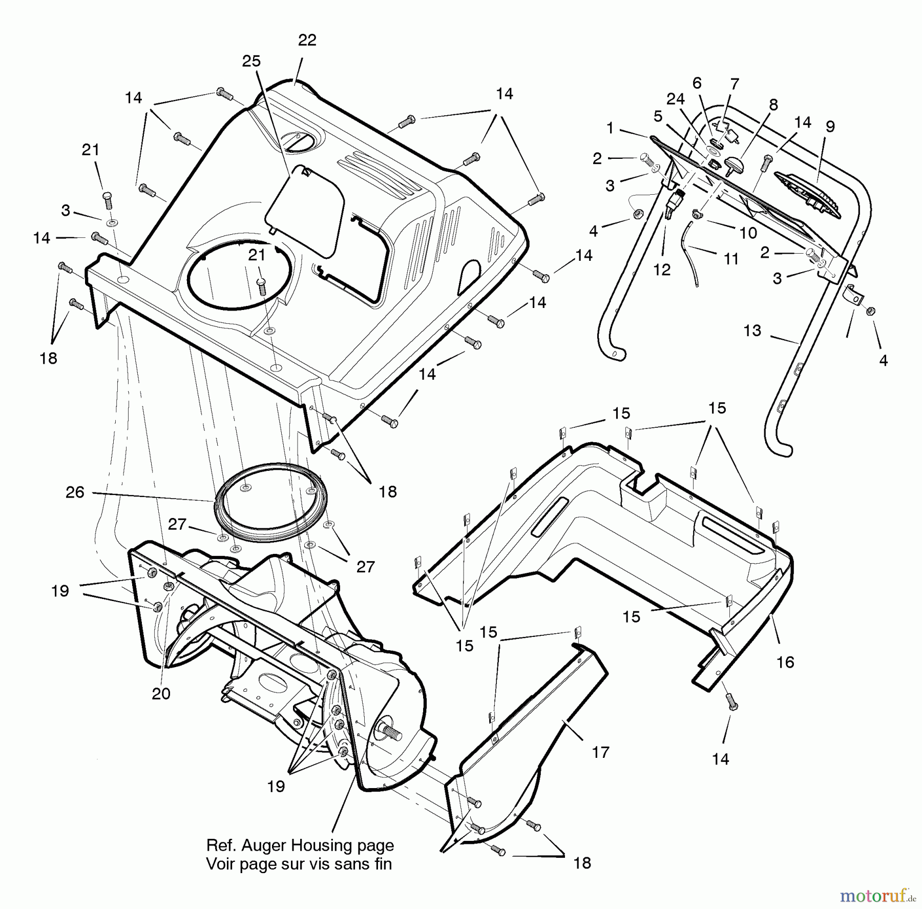  Murray Schneefräsen C950-52435-2 - Craftsman 22