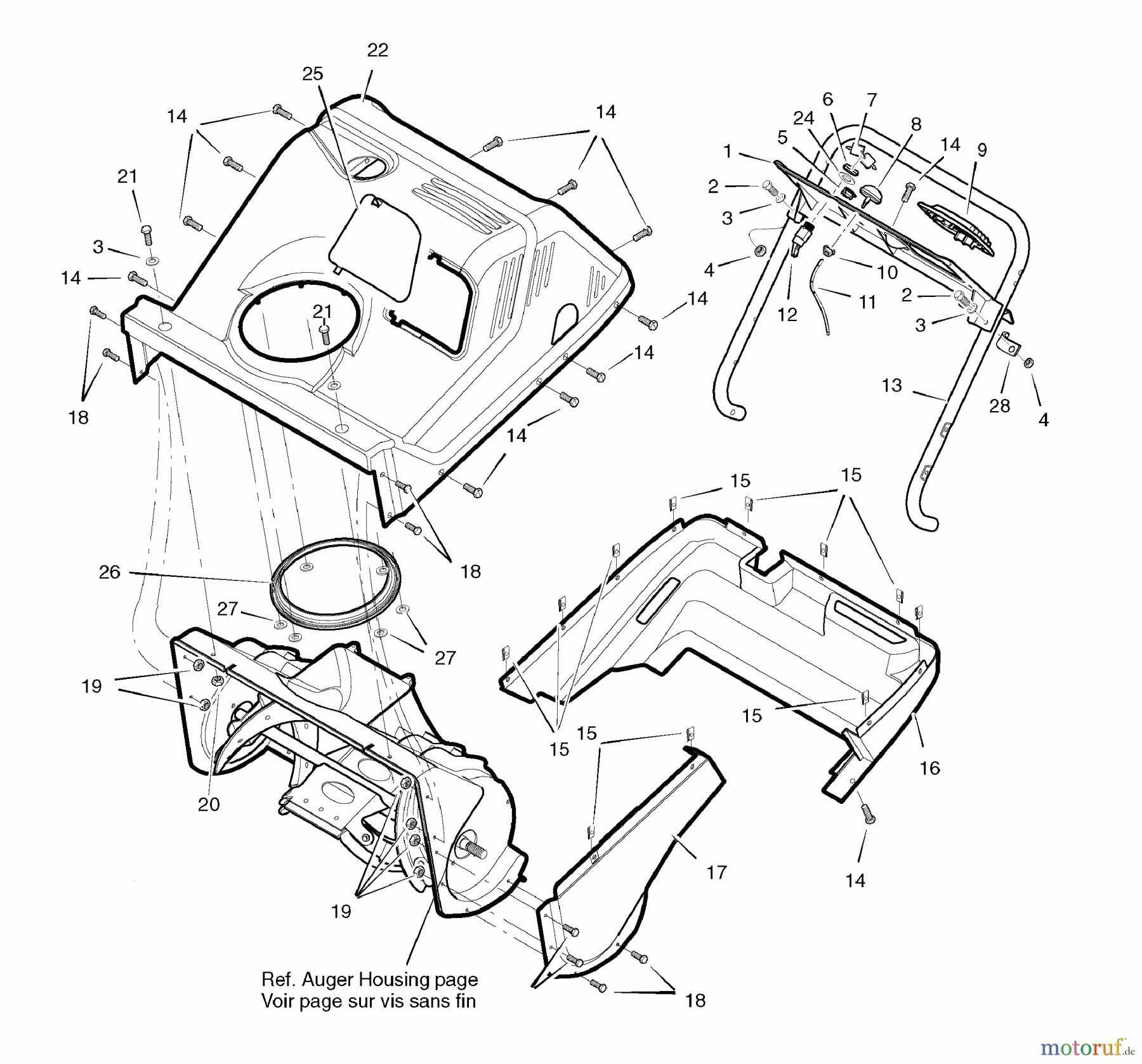 Murray Schneefräsen C950-52435-3 - Craftsman 22