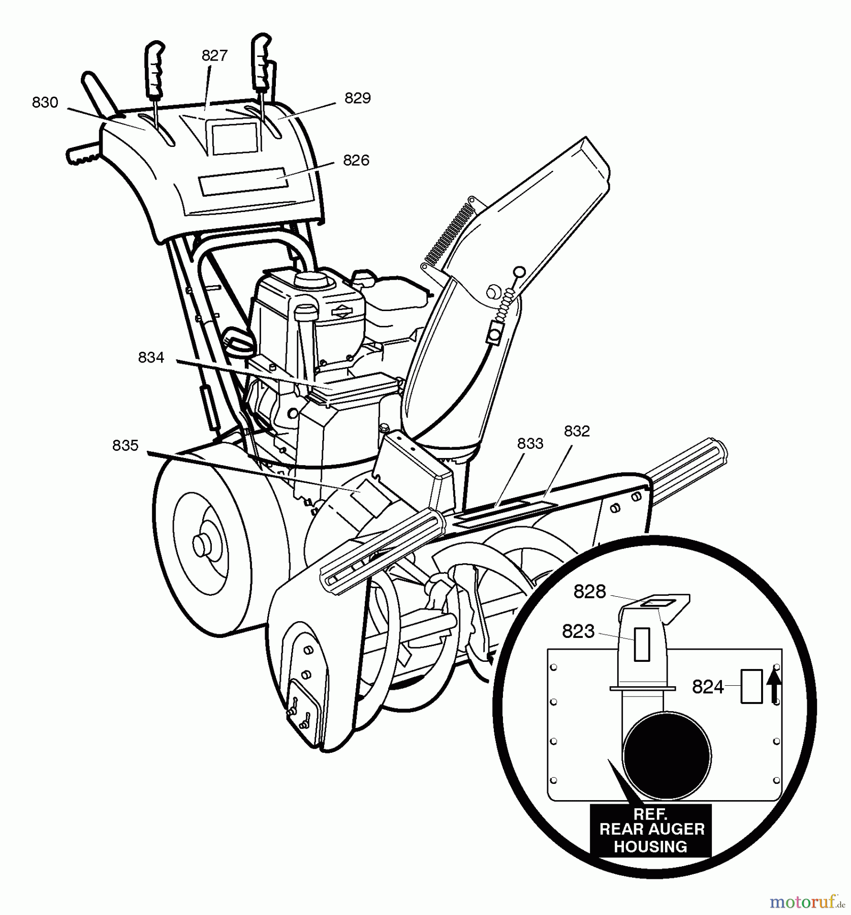  Murray Schneefräsen C950-52461-1 - Craftsman 29