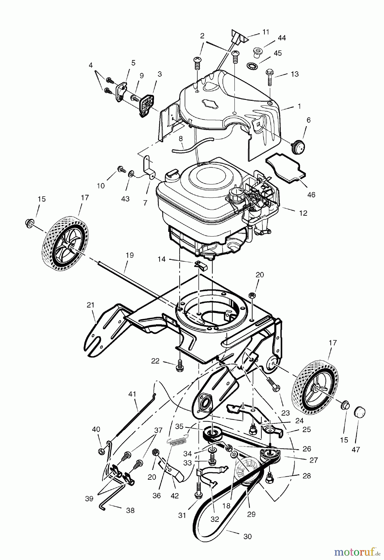 Murray Schneefräsen C950-52534-1 - Craftsman 21
