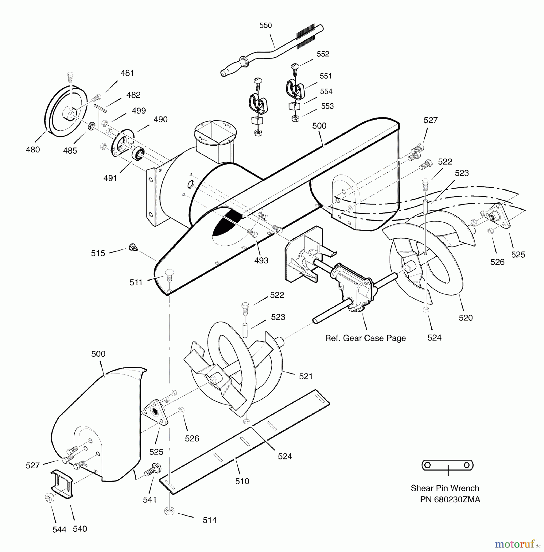 Murray Schneefräsen C950-52721-0 (1695427) - Craftsman 24