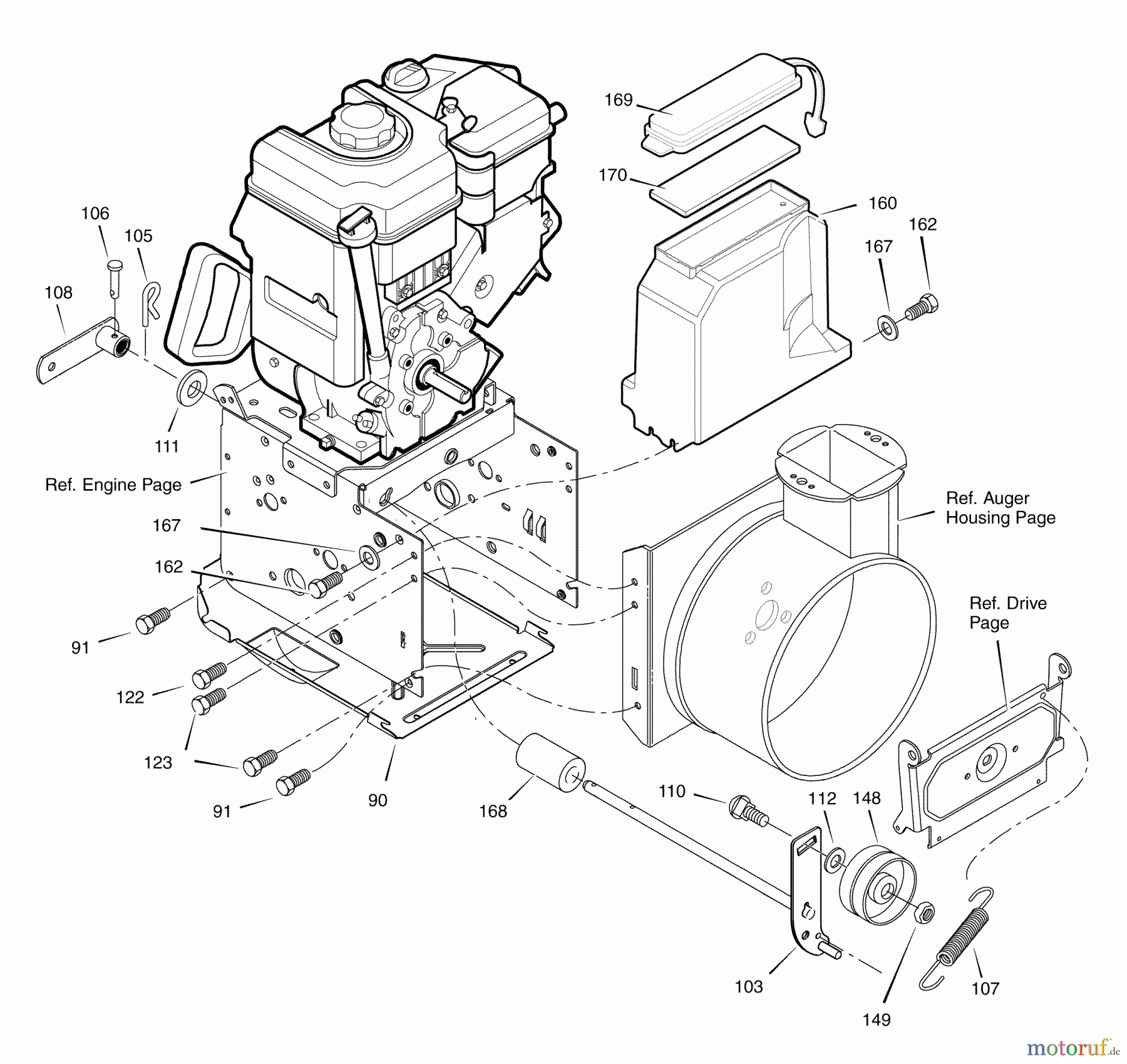 Murray Schneefräsen C950-52721-0 (1695427) - Craftsman 24